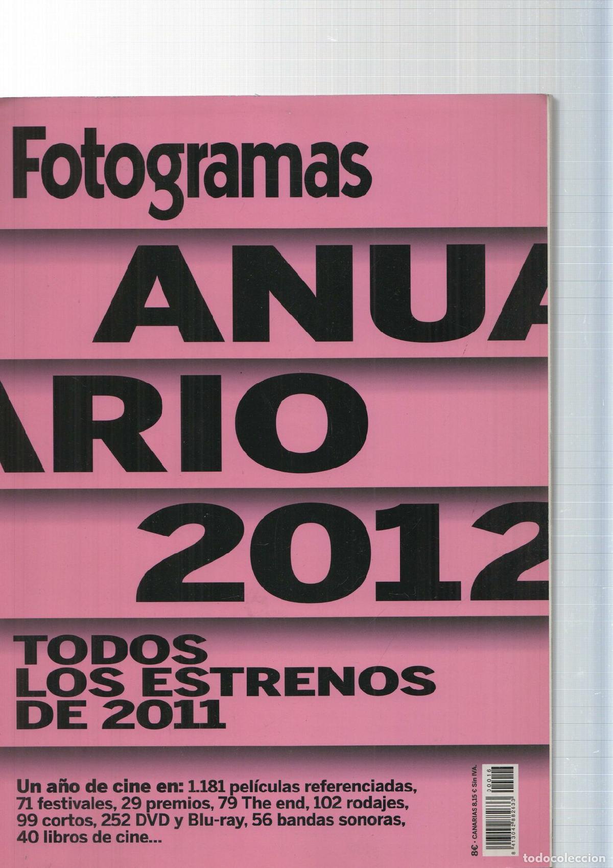 Libros: Fotogramas. Anuario 2012. Todos los estrenos del 2011 - varios - Foto 1