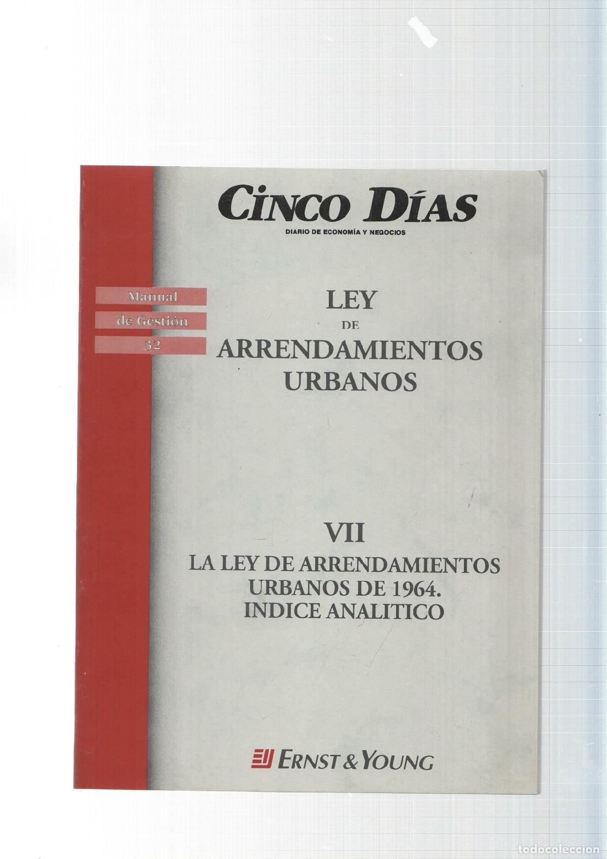Libri di seconda mano: Manual de Gestion num. 32: Ley de Arrendamientos Urbanos. VII.La ley de arrendamientos urbanos - var