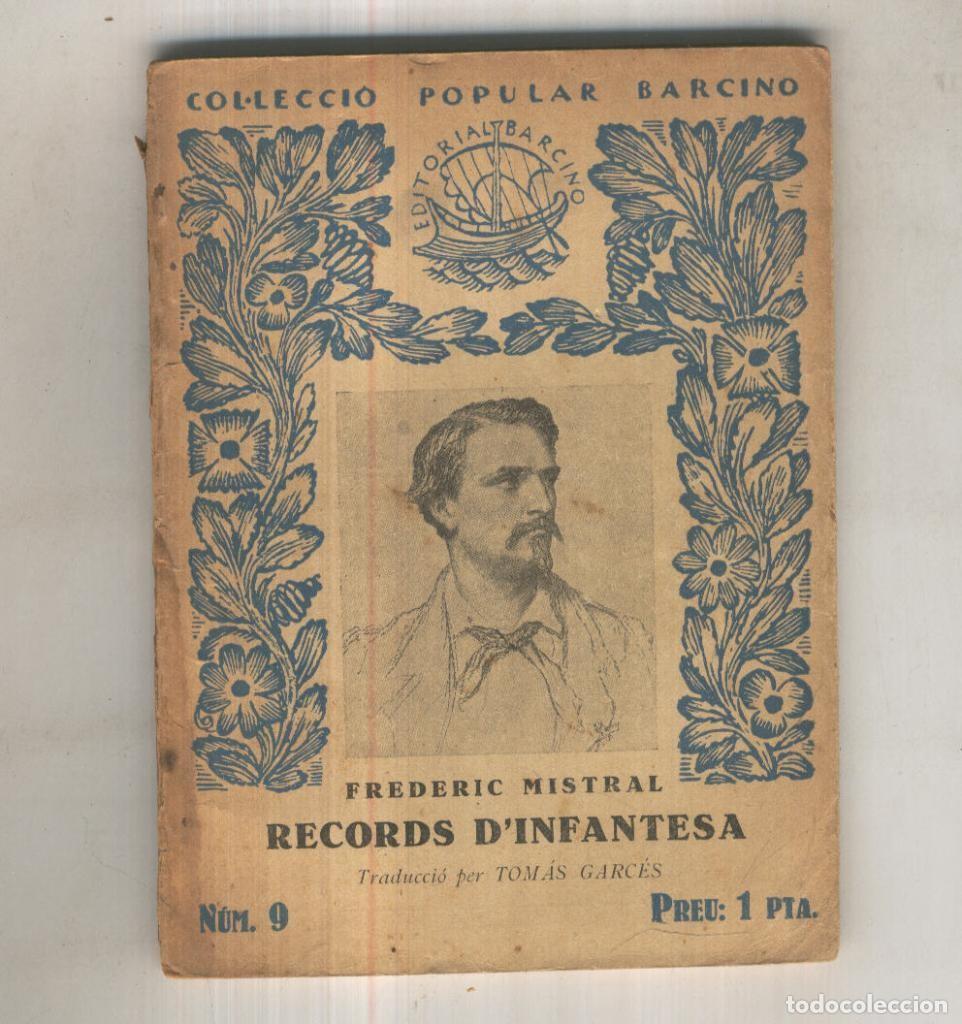 Libros: Record d, infantesa - Frederic Mistral - Foto 1