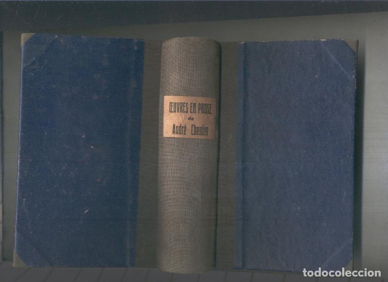 books: Oeuvres en prose de Andre Chenier - Andre Chenier