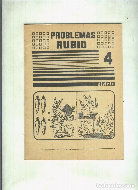 Libros: Problemas Rubio numero 4: dividir - Rubio - Foto 1