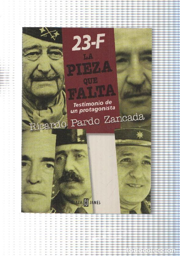 books: 23-F La pieza que falta - Ricardo Pardo Zancada