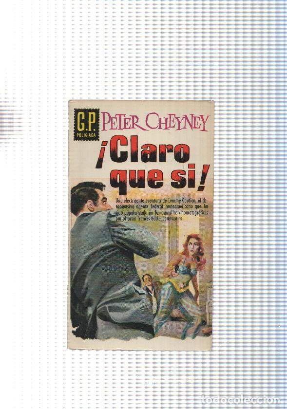 Libros: GP Policiaca num. 34: Claro que si - Peter Cheyney - Foto 1