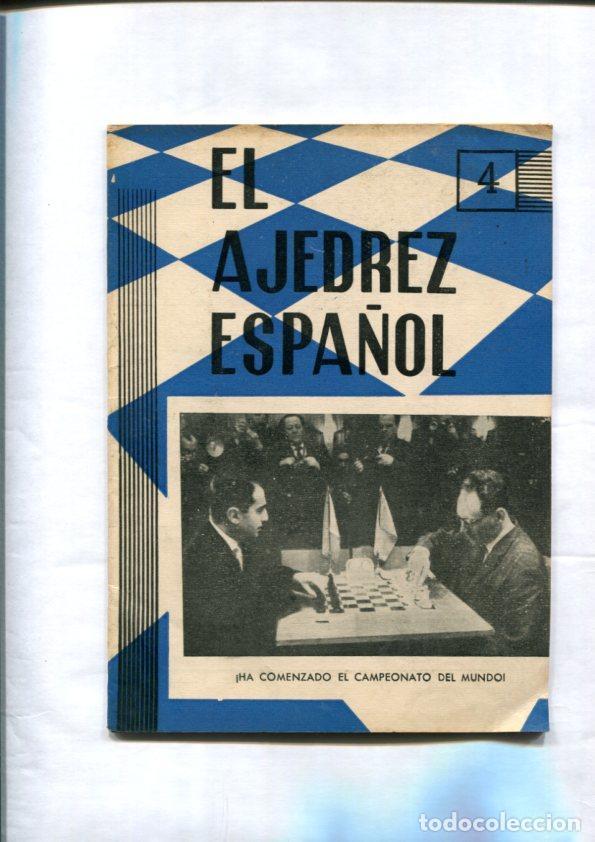 Libros: El ajedrez espa&ntilde;ol numero 04 (59 en interior-abril 1961): Petrosian gana el XXVIII campeonato de la