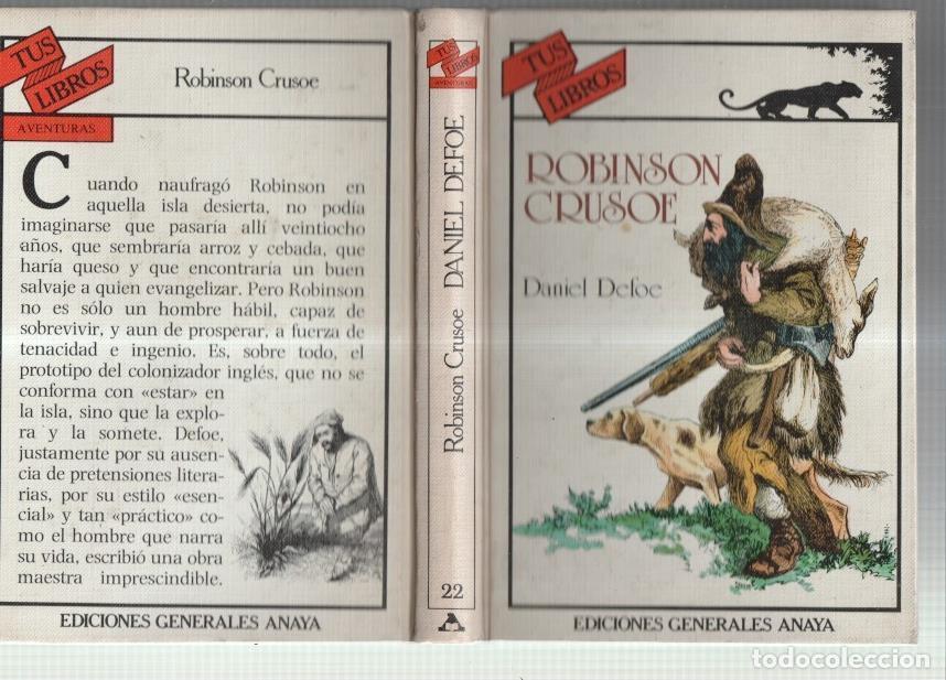 Libros: coleccion Tus Libros: Robinson Crusoe - Daniel Defoe - Foto 1