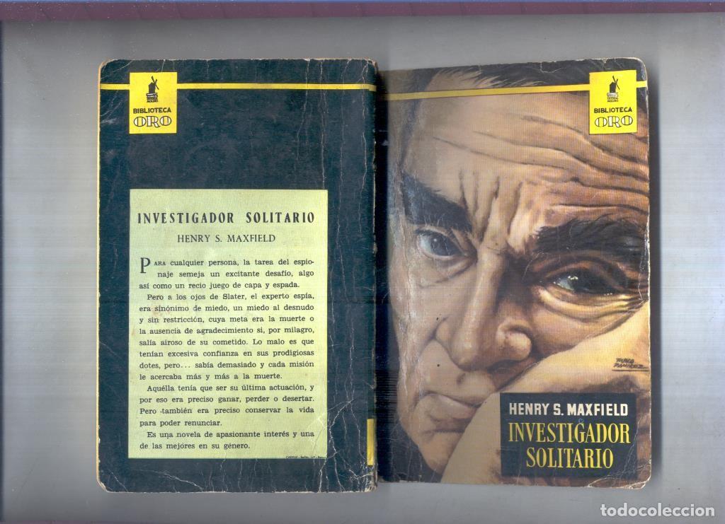 Libros: Biblioteca Oro numero 411: Investigador solitario - Henry S. Maxfield