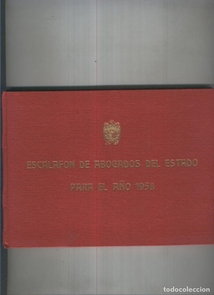 books: Escalafon de Abogados del Estado para el a&ntilde;o 1958 - varios