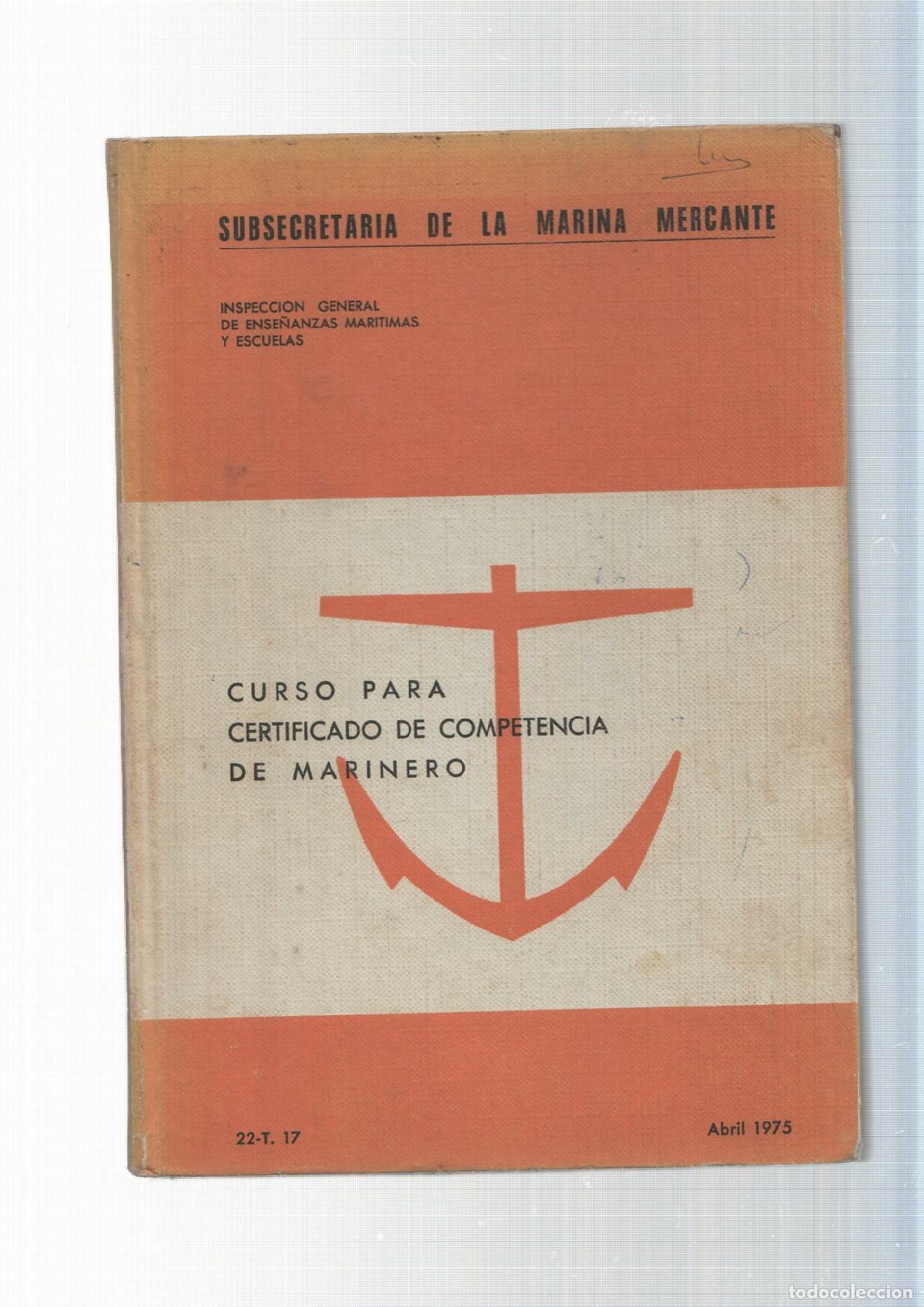 Libros: Curso para certificado de competencia de Marinero - varios - Foto 1