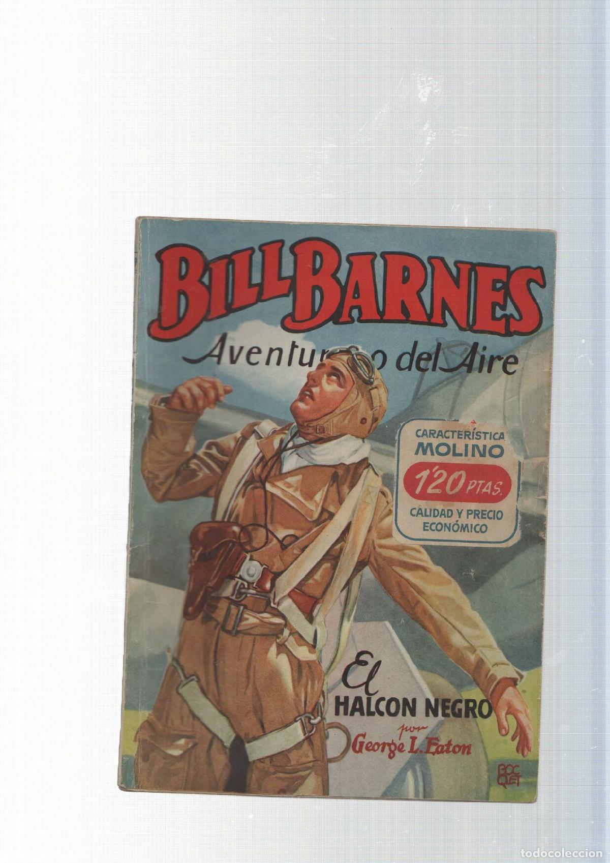 Libros: Bill Barnes Aventurero del Aire num. 139: El halcon negro - George L. Eator - Foto 1
