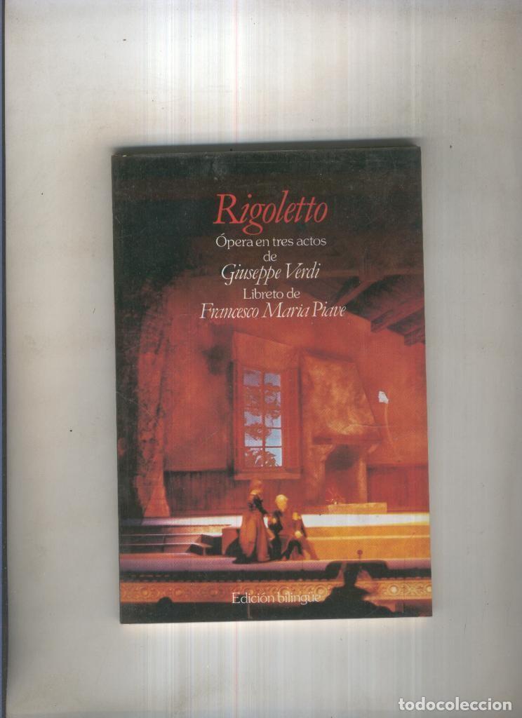 Libros: Rigoletto ( edicion bilingue ) - Guiseppe Verdi - Foto 1