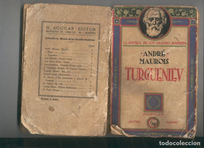 Libros: Turgueniev (ejemplar mal estado) - Andre Maurois - Foto 1