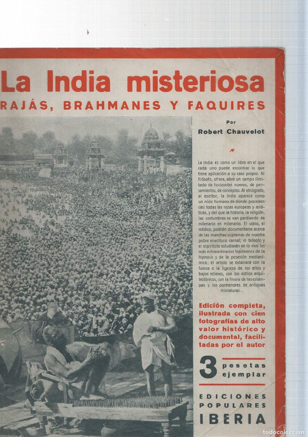 Livres: La India Misteriosa. Rajas, Brahmanes y faquires - Robert Chauvelot