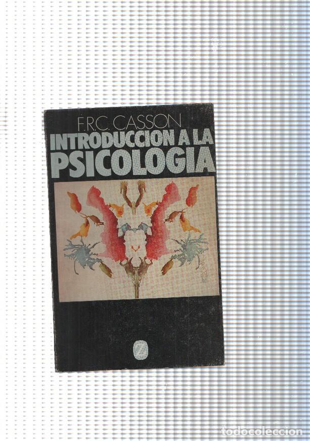 Libros: Introduccion a la Psicologia - F.R.C. Casson - Foto 1