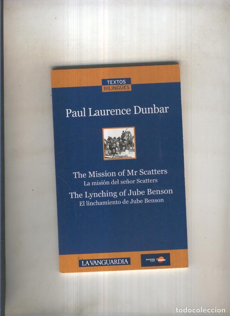 Libri di seconda mano: The Mission of Mr Scatters ( la mision del se&ntilde;or Scatteers ) - Paul Laurence Dunbar