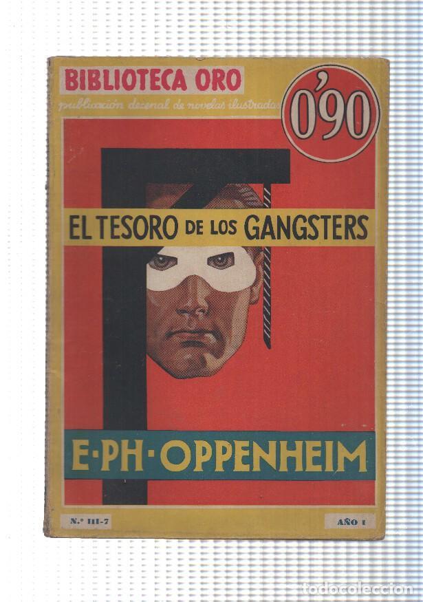 Libros: Biblioteca Oro amarilla numero 111-7: El tesoro de los gangsters - E.PH.Oppenheim