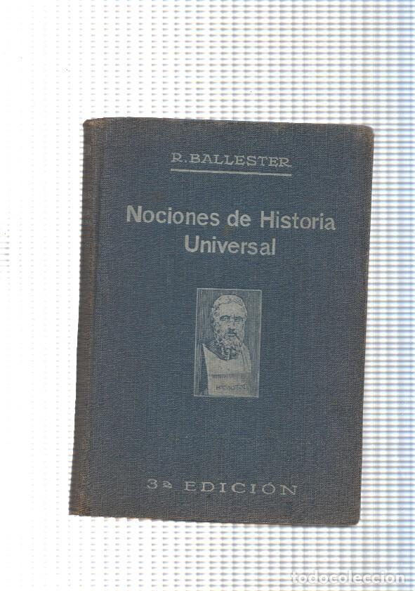 Libros: Nociones de Historia Universal - R. Ballester - Foto 1