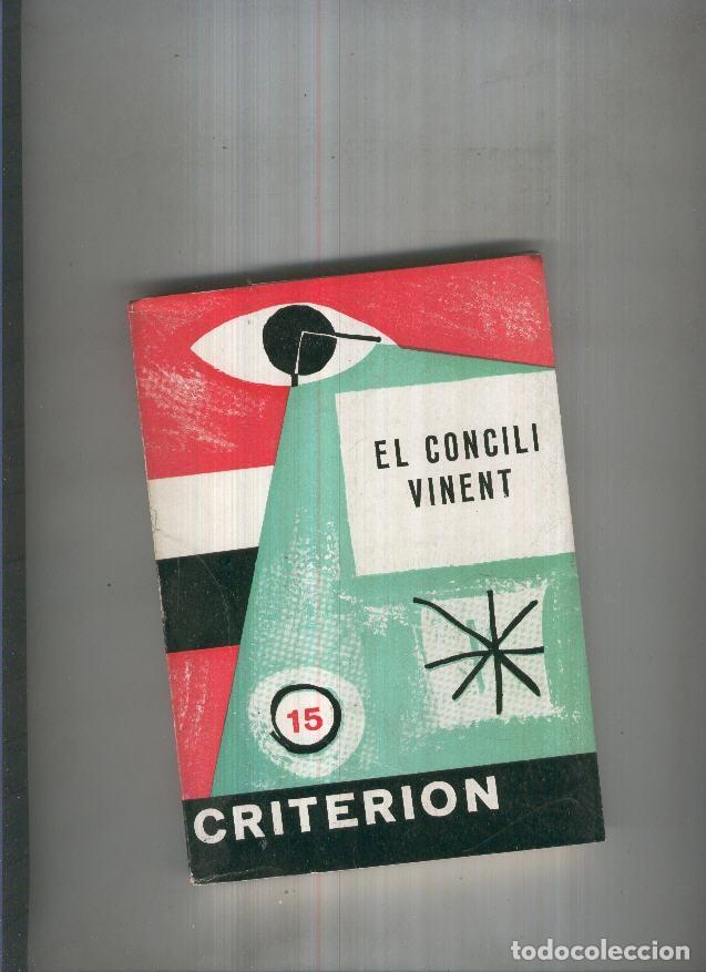 Libros: Criterion 15: El concili vinent - varios - Foto 1