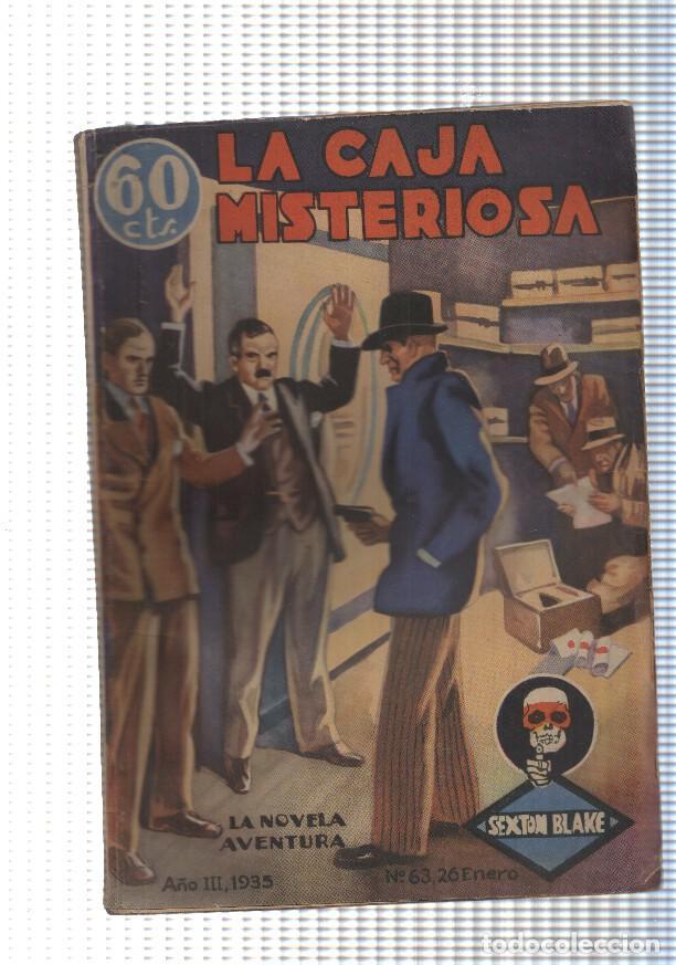 B&uuml;cher: La novela aventura: Sexton Blake num. 063: La caja misteriosa - Pierre Quiroule