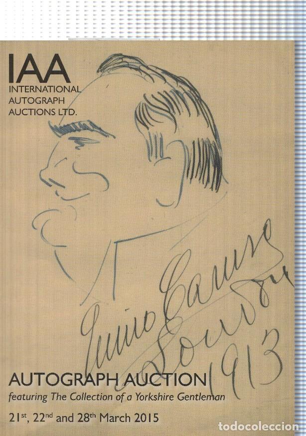 Libros: IAA International Autograph Auctions LTD. - varios - Foto 1