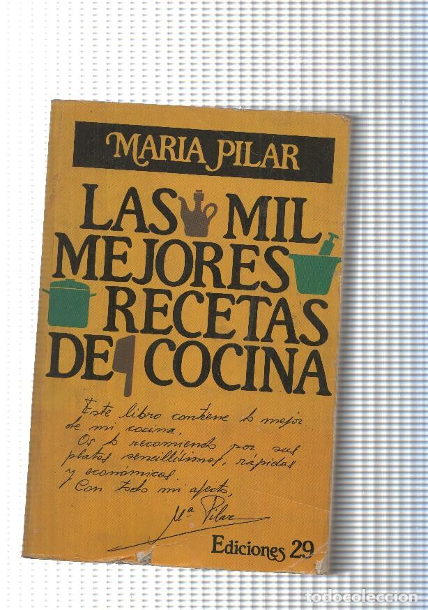 Livros em segunda m&atilde;o: Las mil mejores recetas de cocina - Maria Pilar