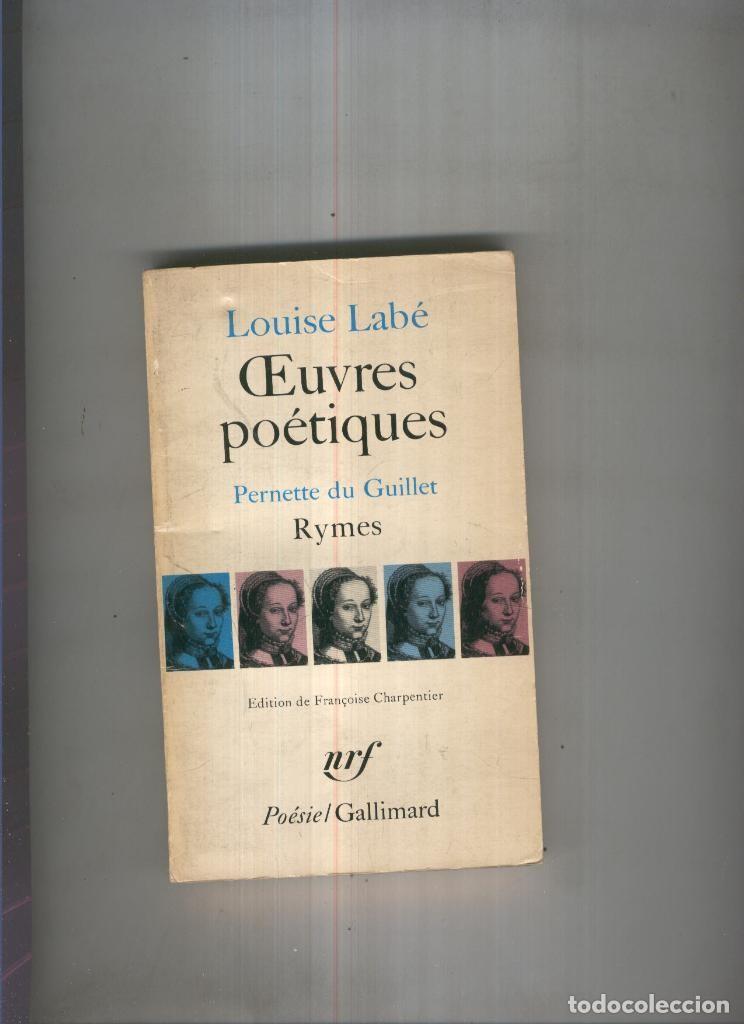 Libri di seconda mano: Oeuvres poetiques - Louise Labe