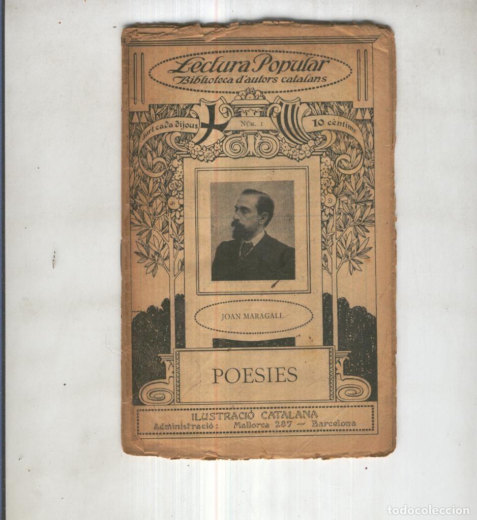 Libros: Poesies de Joan Maragall - Joan Maragall - Foto 1