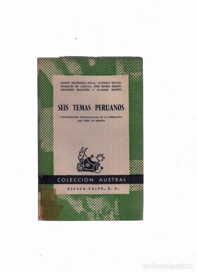 Libros: Austral numero 1297: Seis temas Peruanos - varios - Foto 1