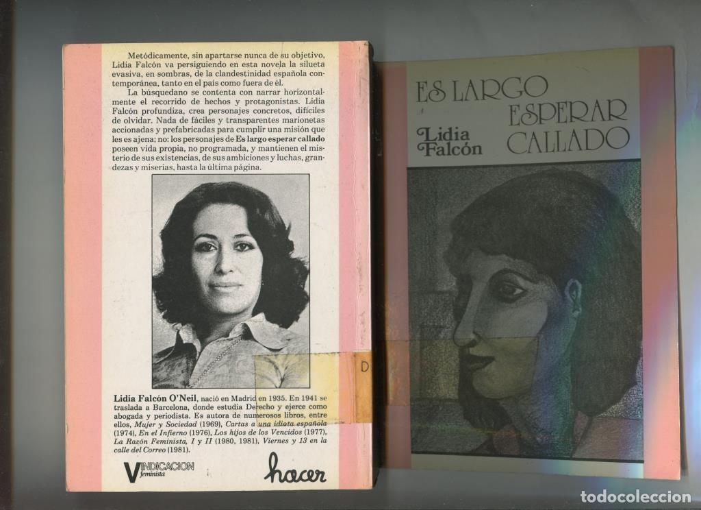 Libros: Es largo esperar callado de Lidia Falcon - Lidia Falcon - Foto 1