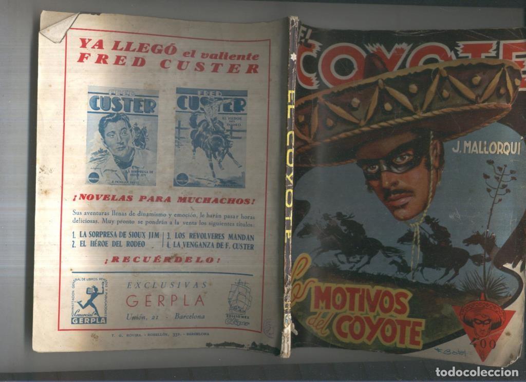Libri di seconda mano: El Coyote de Cliper numero 065: Los motivos del coyote (numerado 1 en trasera) - Jose Mallorqui-Fran