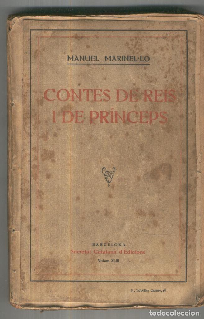 Libri di seconda mano: Contes de reis i de princeps (cubierta artesanal y reconstruida) - Manuel Marinel.lo