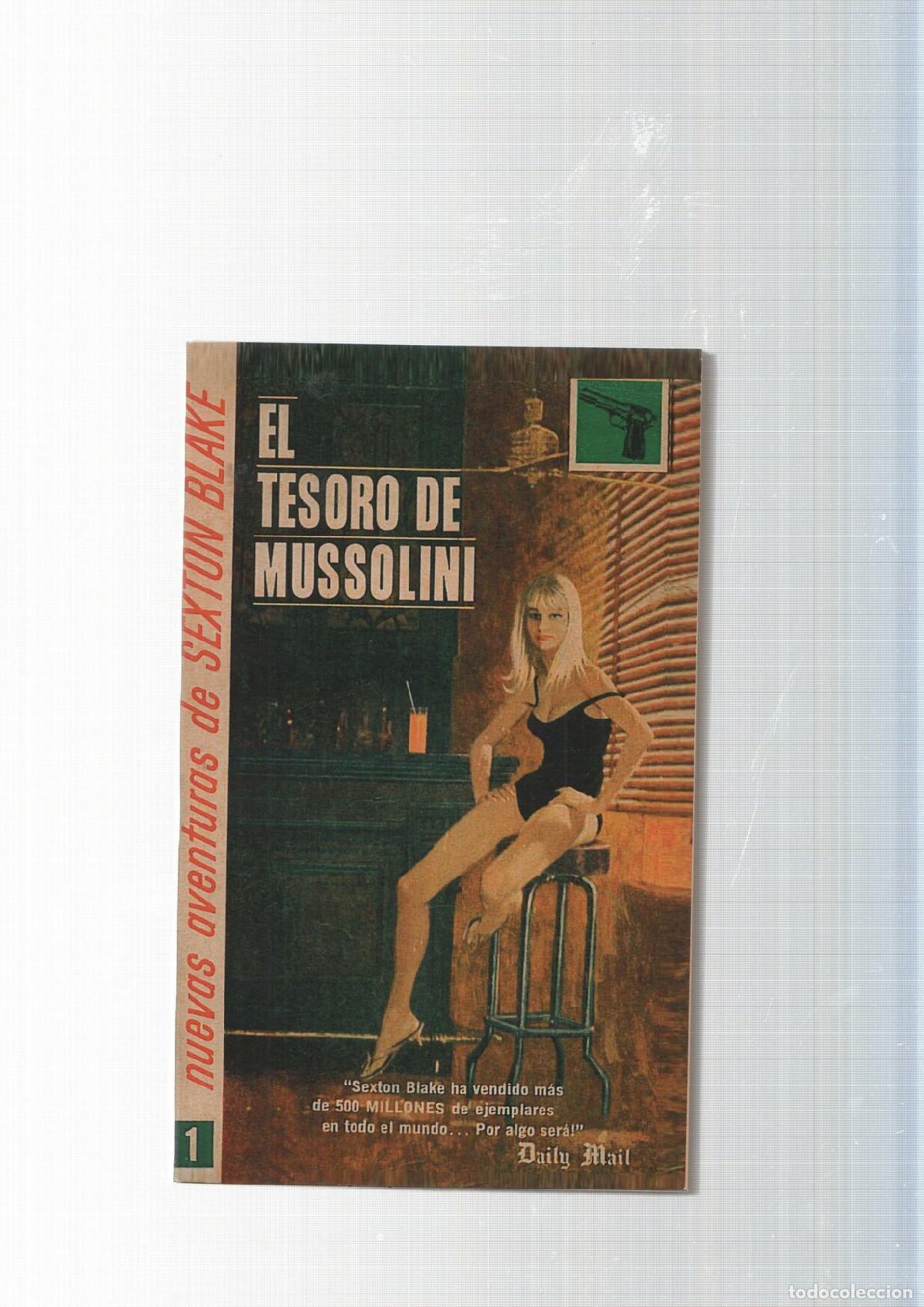B&uuml;cher: Nuevas aventuras de Sexton Blake num 01: El tesoro de Mussolini - Sexton Blake