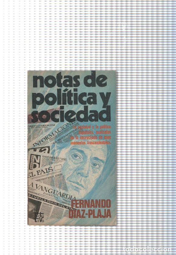 B&uuml;cher: Coleccion Rotativa: Notas de politica y sociedad - Fernando Diaz Plaja
