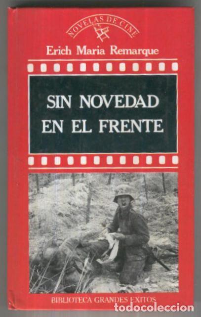 Libros: Novelas de cine numero 74: Sin novedad en el frente - Erich Maria Remarque
