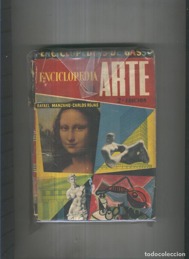 Libri di seconda mano: Enciclopedia del arte (sobrecubierta con rotos) - Rafael Manzano y Carlos Rojas