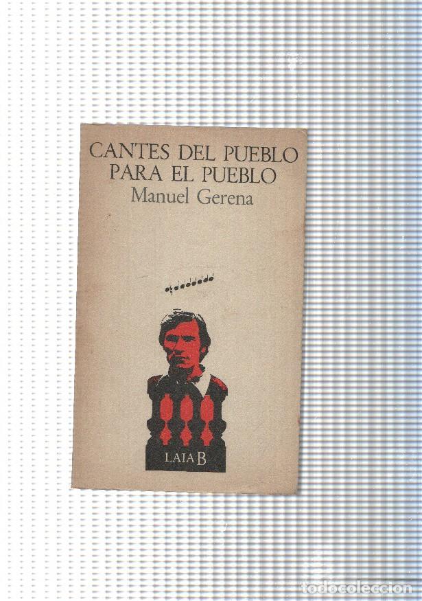 Libros: Cantes del Pueblo para el pueblo - Manuel Gerena