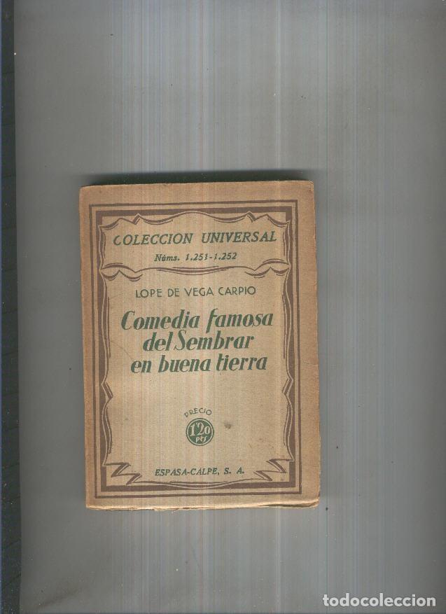 B&uuml;cher: Comedia famosa del sembrar en buena tierra - Lope de Vega Carpio