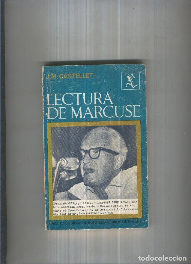 Libros: Lectura de Marcuse - J.M. Castellet - Foto 1