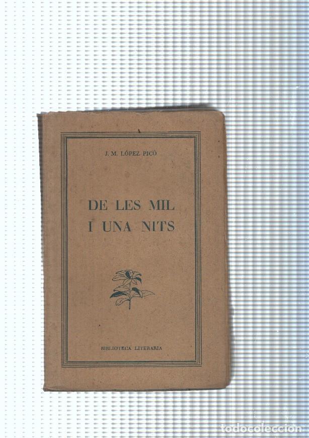 Libri di seconda mano: De les mil i una nits - J.M. LopezPico