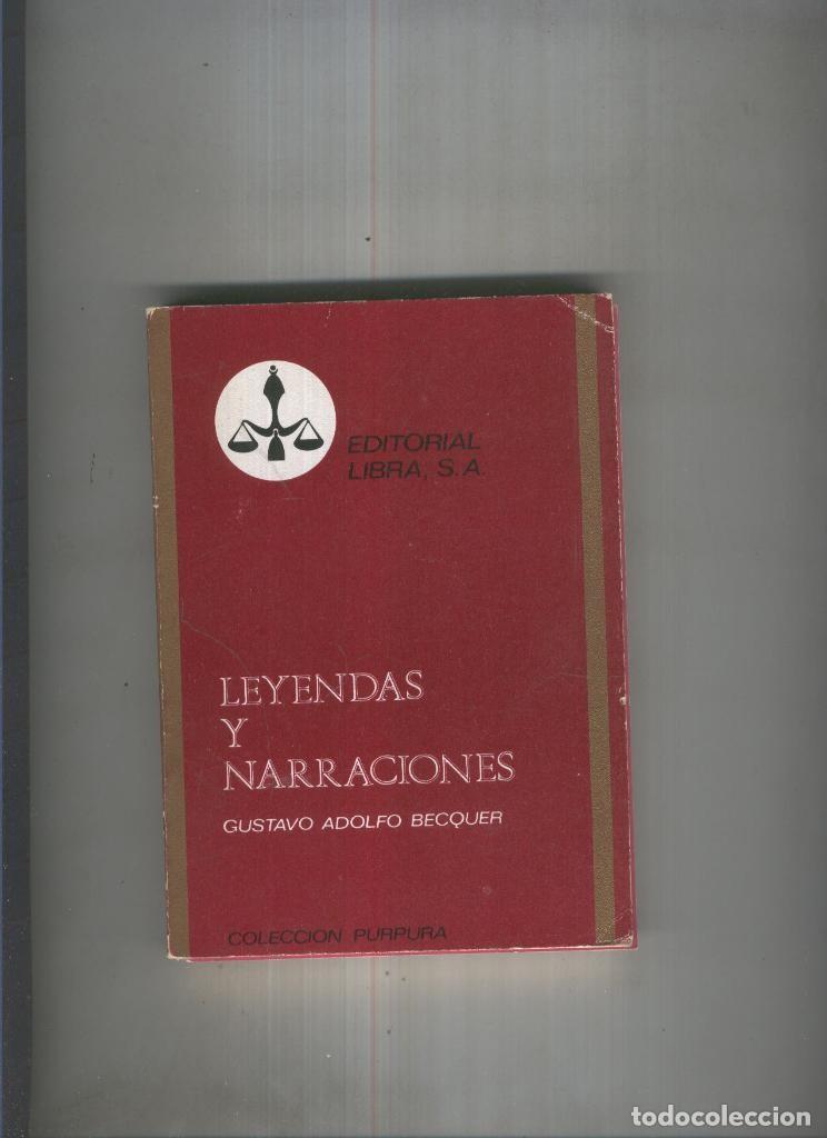 Libros: Leyendas - Gustavo Adolfo Becquer - Foto 1