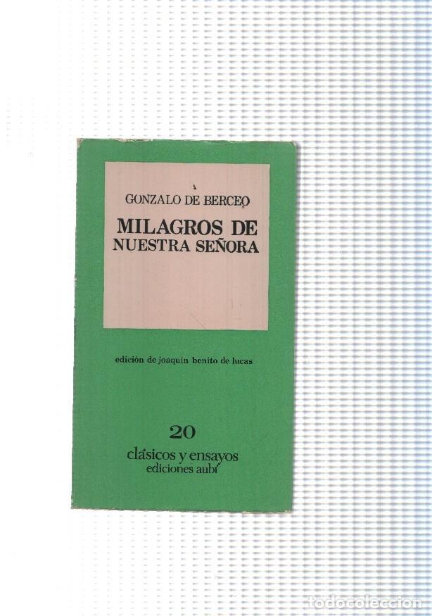 B&uuml;cher: Miladros de nuestra se&ntilde;ora - Gonzalo de Berceo