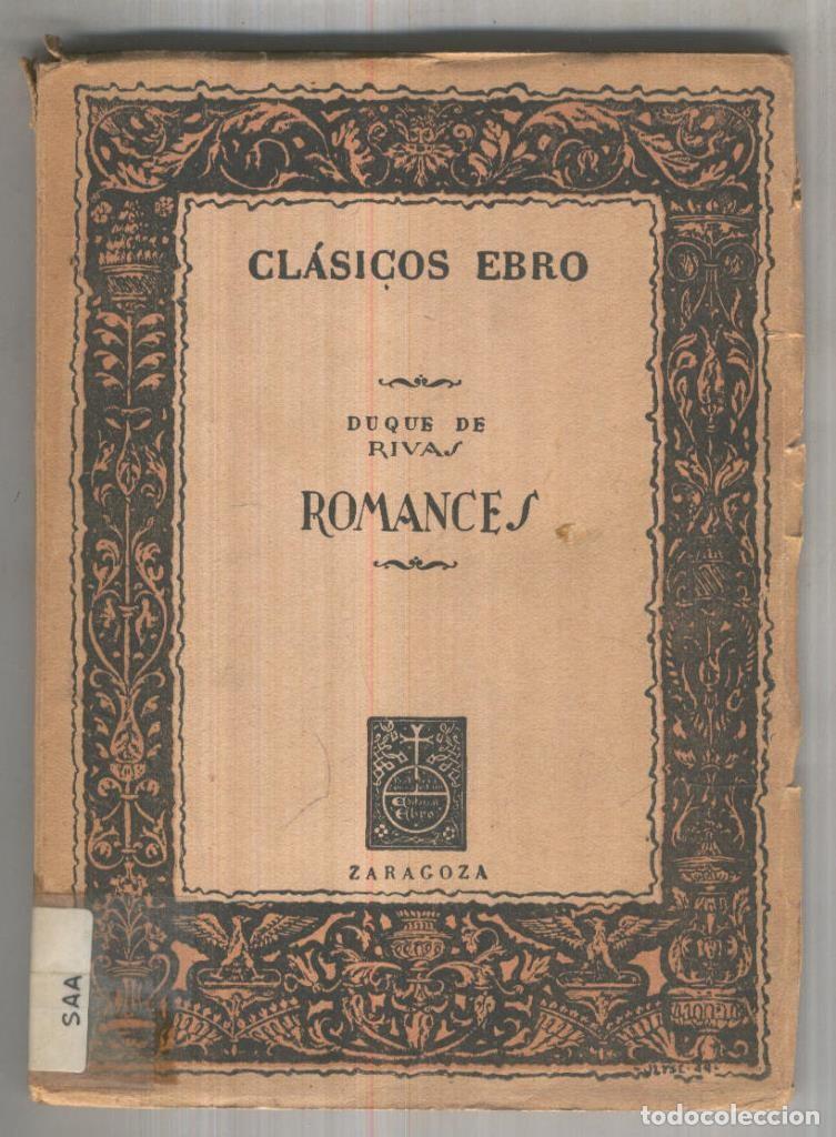 Libros: Romances del Duque de Rivas - Duque de Rivas - Foto 1