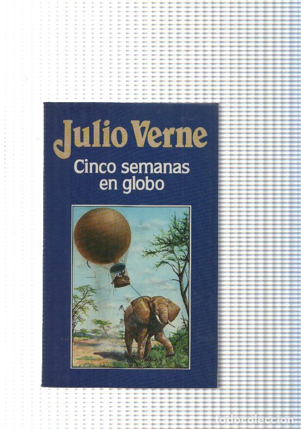 Libri di seconda mano: Coleccion Julio Vernes volumen 01: Cinco semanas en globo - Julio Verne