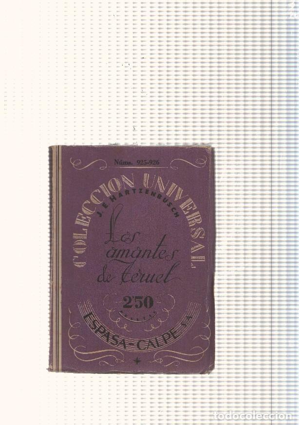 Libros: Coleccion Universal: Los amantes de Teruel - J.E. Hartzenbusch - Foto 1