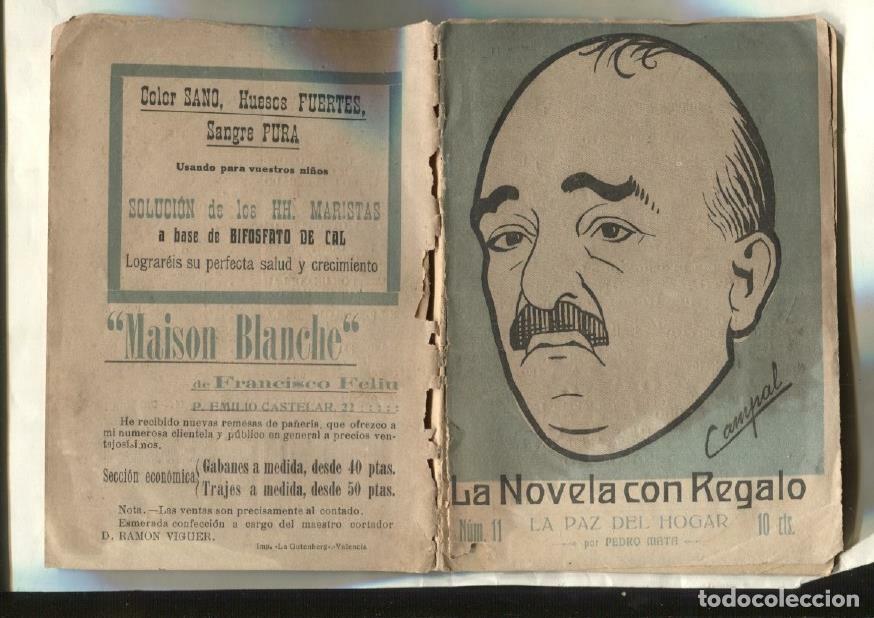 Libros: La novela con regalo numero 11: La paz del hogar - Pedro Mata