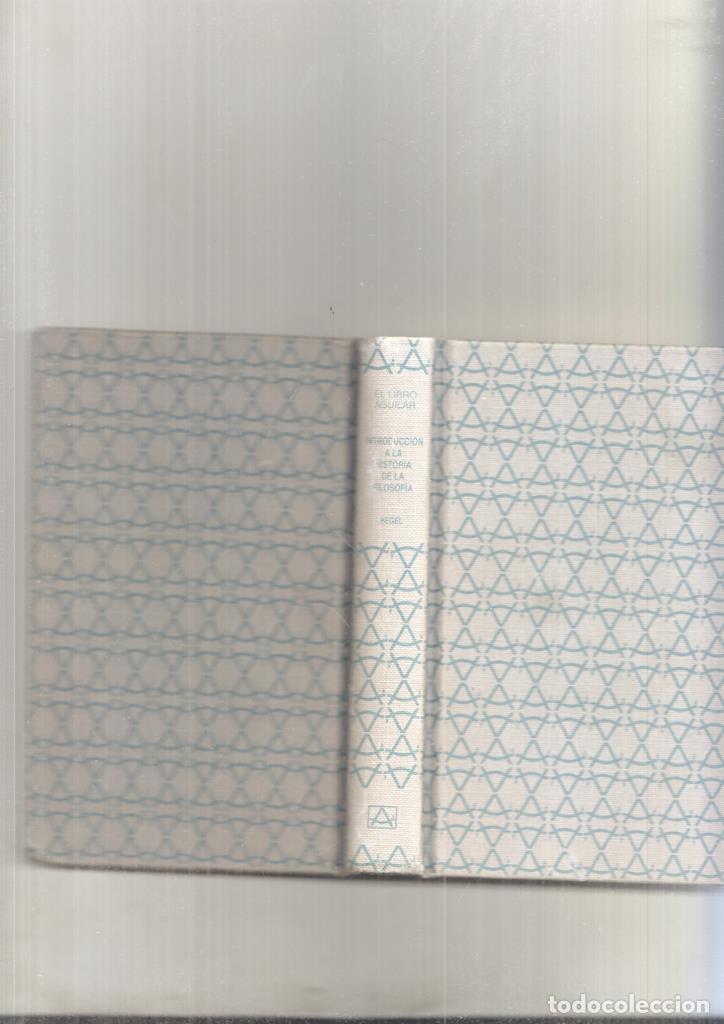 Libros: Introduccion a la Historia de la Filosofia - Hegel - Foto 1