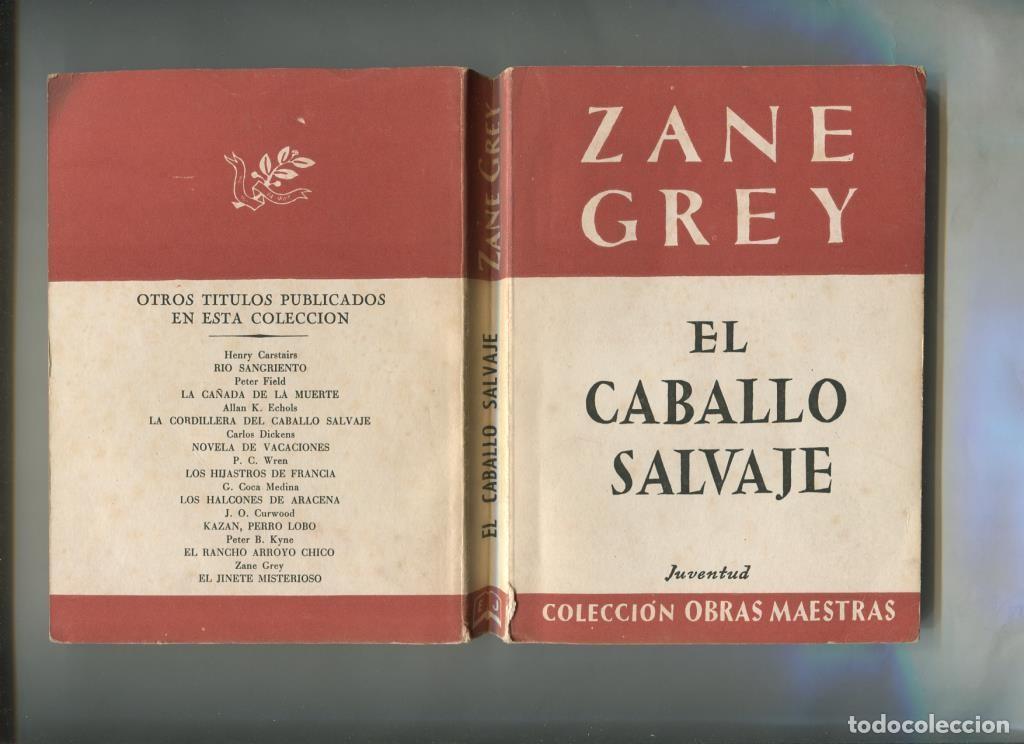 Libros: Obras Maestras: El caballo salvaje - Zane Grey - Foto 1