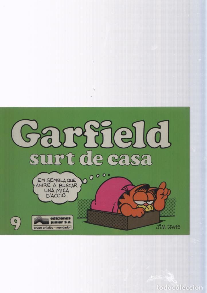 Libros: numero 09: Garfield surt de casa - Jim Davis - Foto 1