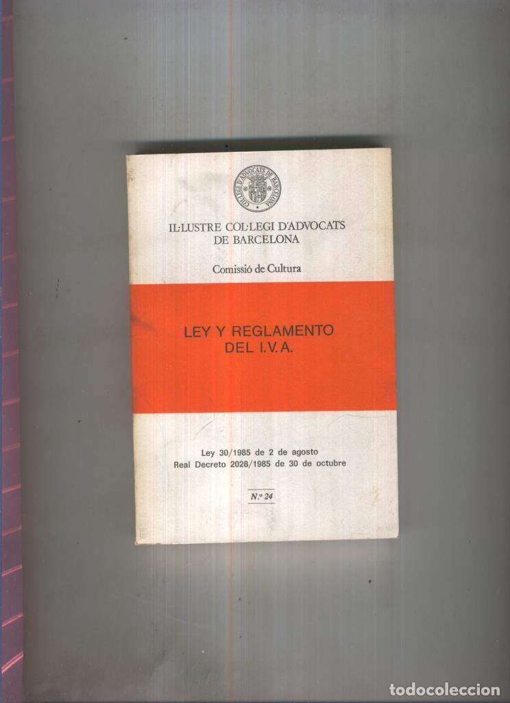 Libros: Ley y Reglamento del I.V.A: - Varios - Foto 1