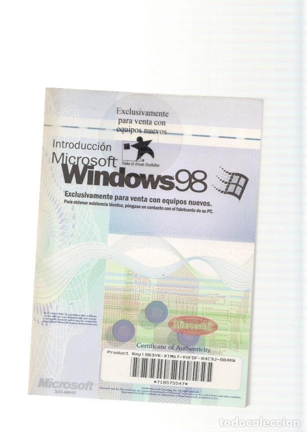 Libros: Introduccion Microsoft Windows 98 - varios - Foto 1