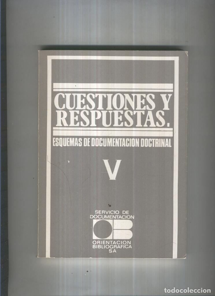 Libros: Cuestiones y respuestas Vol. V - Varios - Foto 1